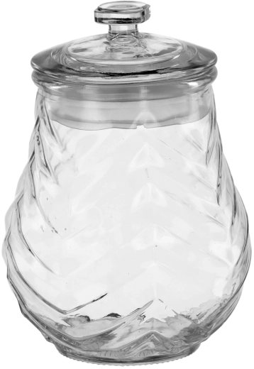 Glasdose mit Glasdeckel 1,2 l