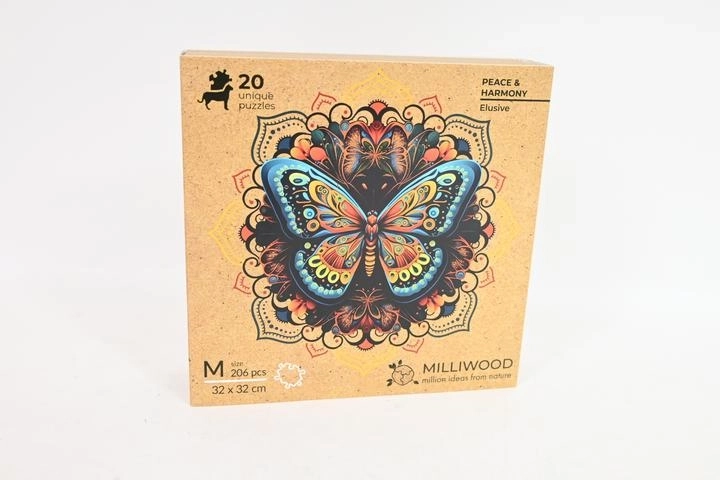 Milliwood Peace and Harmony – Holzpuzzle Schmetterling