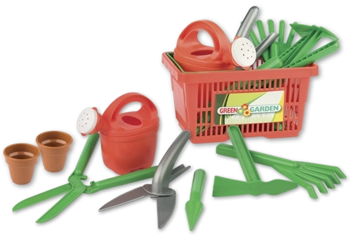 Gartenset im Korb für Kinder Androni, 9 Teile
