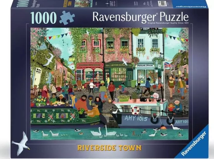 Ravensburger Puzzle Stadt Riverside 1000 Teile