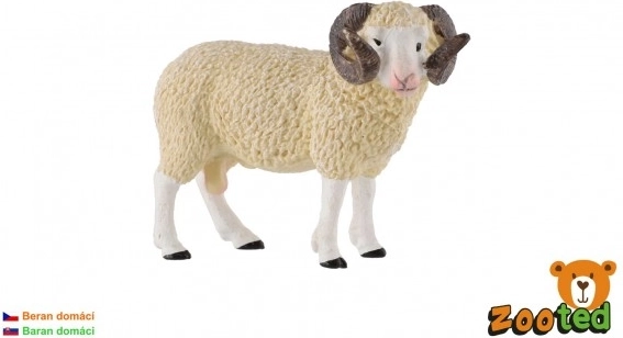 Realistische Kunststofffigur eines Widders