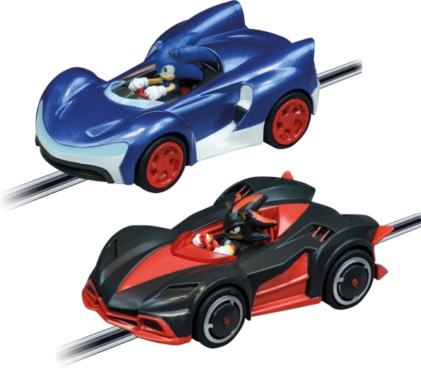 Rennduell zwischen Sonic und Shadow