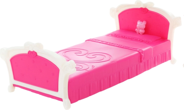 Stilvolles Bett für die erholsame Ruhe der Puppe