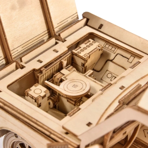 Detaillierter Motorraum