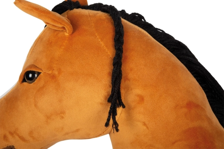 Dichte Mähne zum Kämmen und Flechten