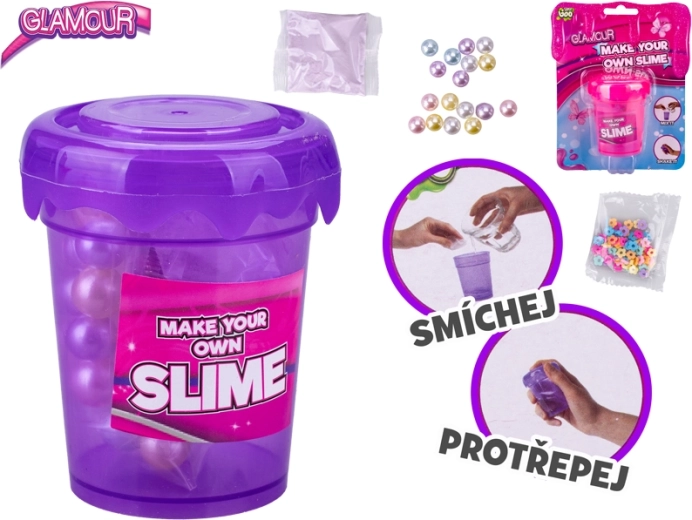 Glamour Kreativ-Set zur Schleimherstellung – Lila und Rosa