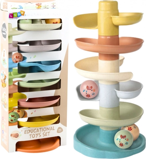 Bildungs-Ballbahn mit Rasseln, 7 Ebenen