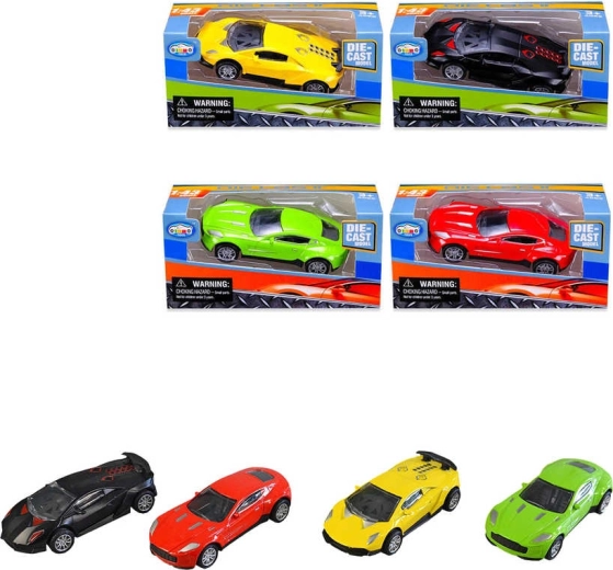 Metall-Rennwagen mit Rückzugantrieb 1:43 – 1 Stück