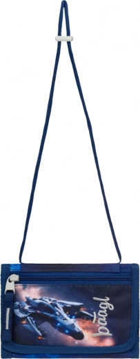 Halsgeldbörse mit Raumschiff-Motiv BAAGL