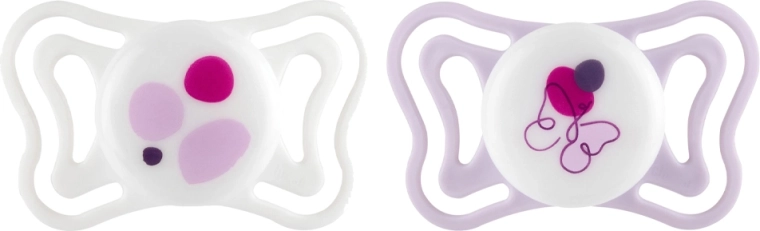 Chicco Schnuller PhysioForma Light, Silikon, kieferorthopädisch, rosa, 2–6 Monate, 2 Stk.