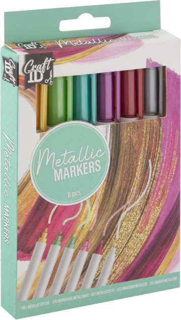 Metallic-Marker Craft, Set mit 6 Stück