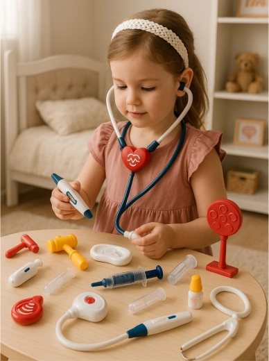 Umfangreiches Zubehörset für kreative Szenarien