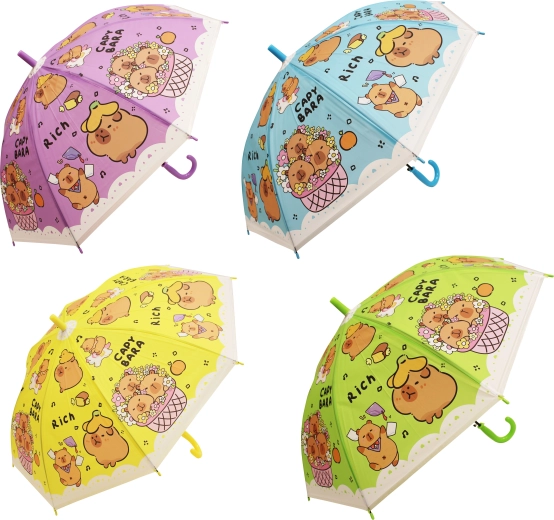 Kinder-Regenschirm mit Capybara 50 cm