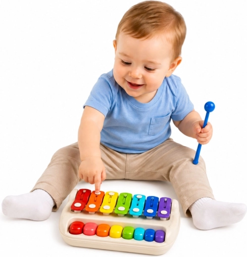 8 Töne sowie Spielen mit Schlägel und Fingern