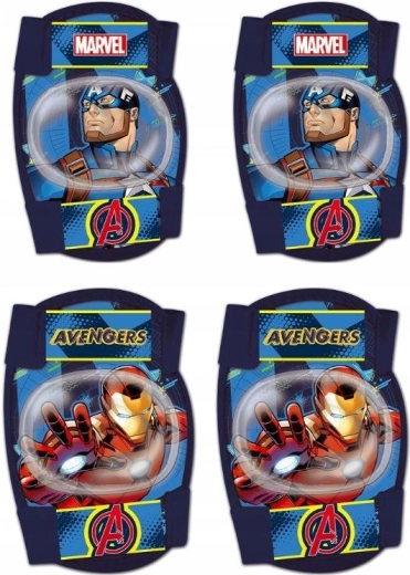 Set Knieschützer und Ellenbogenschützer Avengers (4 Stk.)