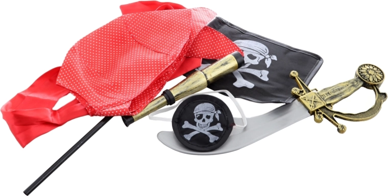 Alles in einem: komplette Piratenausstattung