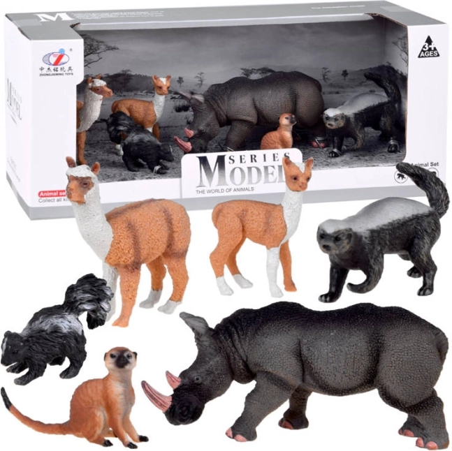 Tierfiguren Safari-Set 6-teilig – A