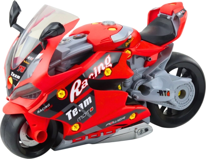 Lichter, Geräusche und Raucheffekt