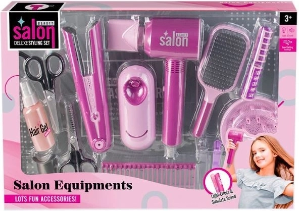 Großes Friseuset mit Batteriebetrieb