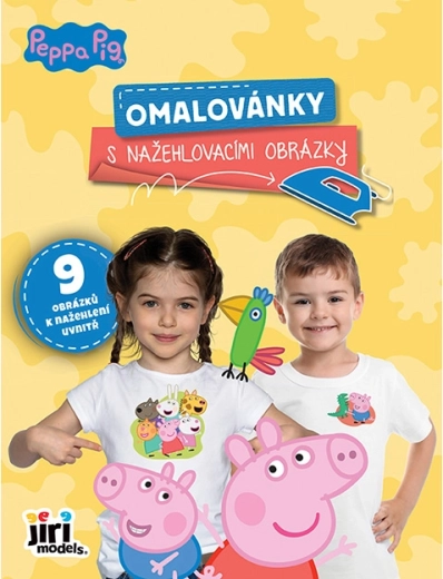 Malbuch mit Bügelbildern Peppa Wutz
