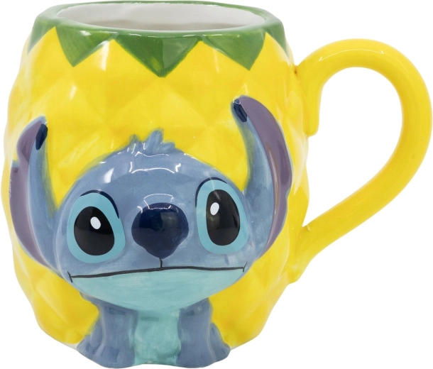 Disney Stitch 3D-Keramikbecher Ananas 414 ml