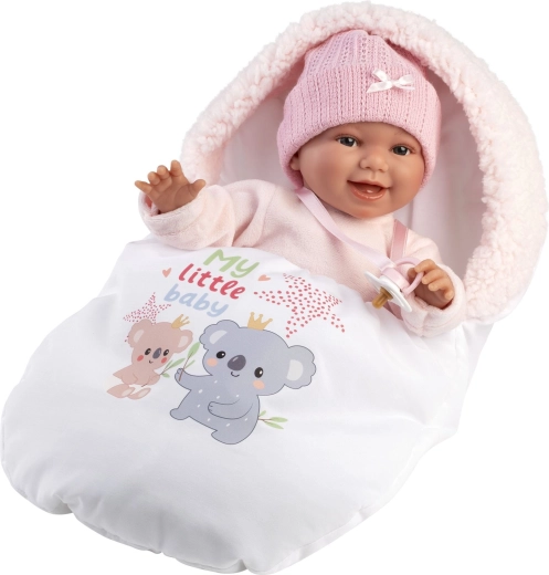Llorens realistische Baby-Puppe NEW BORN mit Geräuschen 38 cm