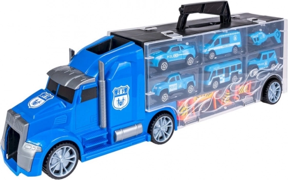Lastwagen mit Spielzeugautos