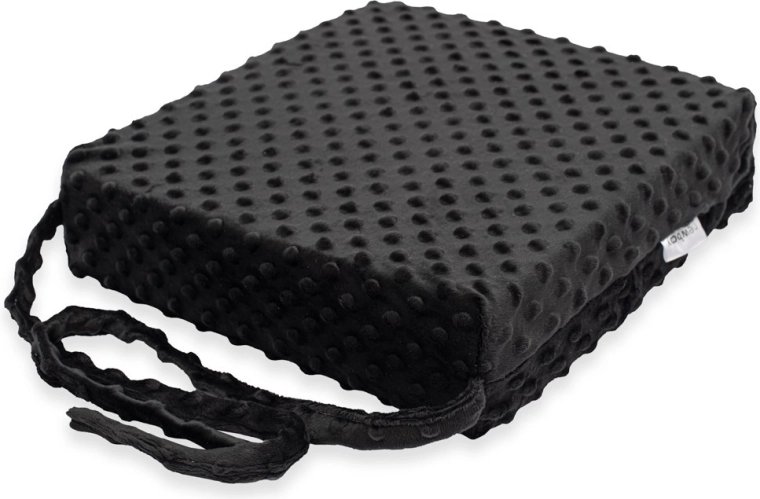 Kindersitzerhöhung für Stuhl New Baby Standard Minky, schwarz