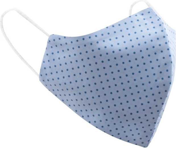 Schützende Baumwollmaske Belisima hellblau, universell