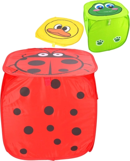 Faltbare Textil-Aufbewahrungsbox für Spielzeug (Tiermotiv) 45 × 45 × 45 cm – 1 Stück