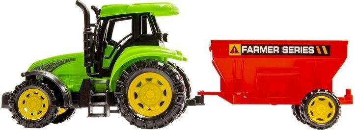 Set Traktor + Anhänger bereit für Bauernhof-Abenteuer