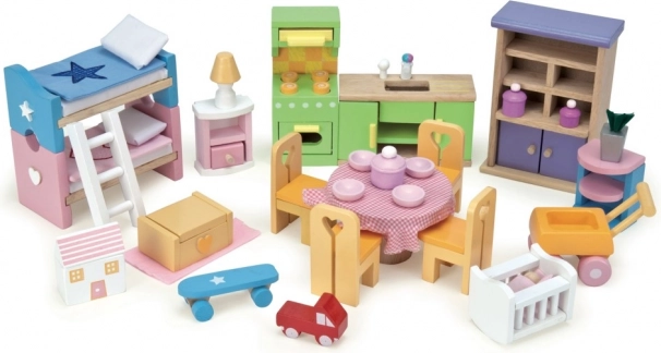 Le Toy Van Starter-Set Möbel für das Puppenhaus