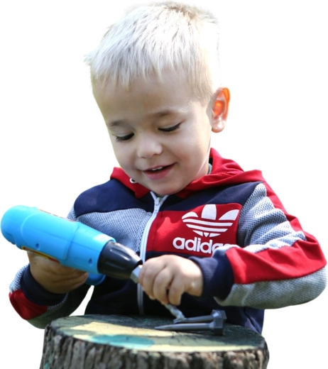Realistisches Rollenspiel für kleine Handwerker