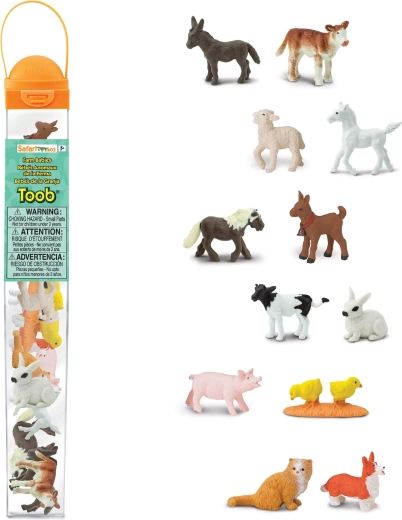 Safari Ltd. Toobs-Röhre Farmtierbabys