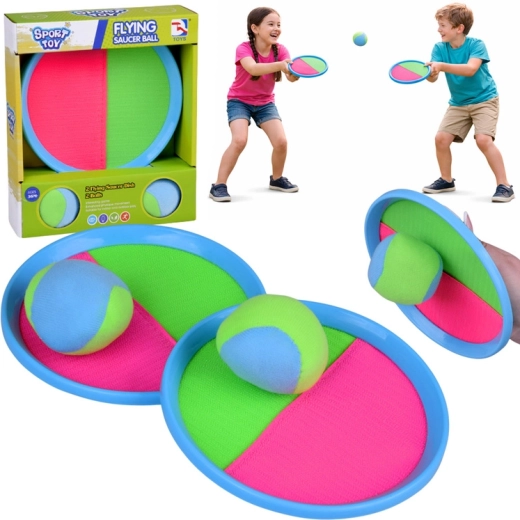 CatchBall-Zielscheiben mit Klettverschluss und Bällen – 4 Stück