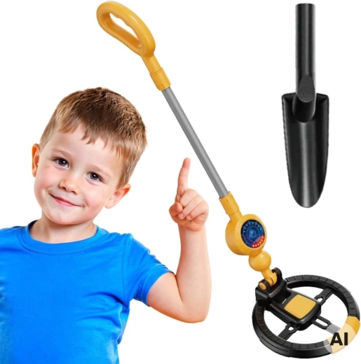 Woopie Kinder-Metalldetektor mit Schatzschaufel