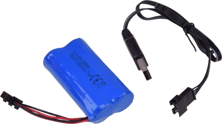 Akkubetrieb und Laden per USB