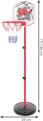 Verstellbare Korbhöhe für Kinder unterschiedlichen Alters