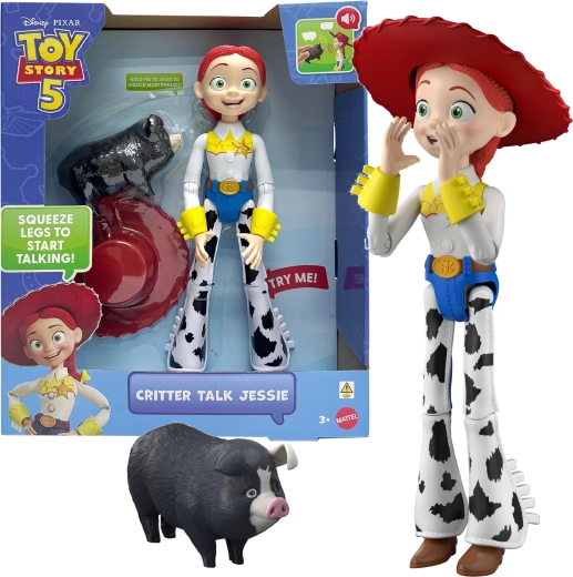 Mattel Disney Toy Story Jessie interaktive Figur 30 cm mit Tierchen