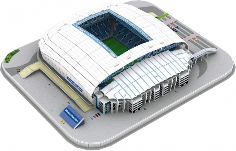 Detailliertes Stadionmodell