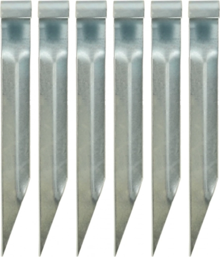 Trampolin-Anker – Stahlhaken zur Befestigung, 6 Stück (35 × 4 cm)