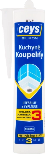 Sanitärsilikon CEYS weiß 280 ml