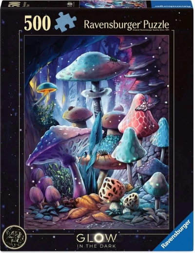 Ravensburger leuchtendes Puzzle Magische Pilze 500 Teile