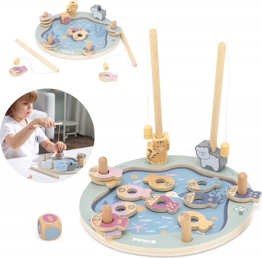 Magnetisches Angelspiel aus Holz POLARB von VIGA