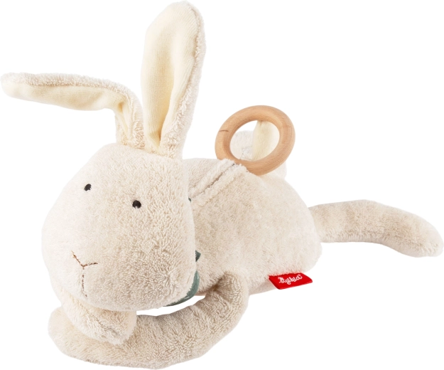 Sigikid Mamilodie Schwangerschafts-Hase mit Spieluhr, ecru, 36 cm