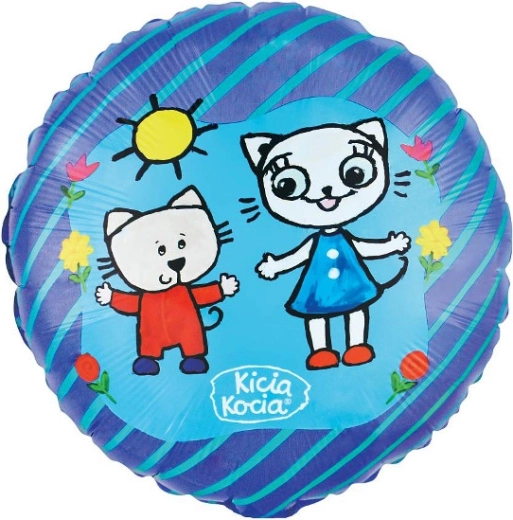 Folienballon Kicia Kocia und Nunuś 46 cm