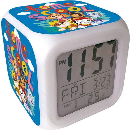 Digitaler Wecker mit Paw Patrol Motiv