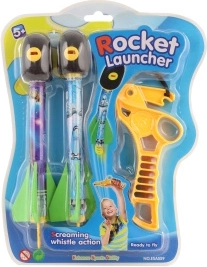 Abschuss-Pfeifraketen