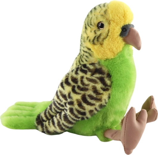 Plüsch-Wellensittich Papagei 19 cm