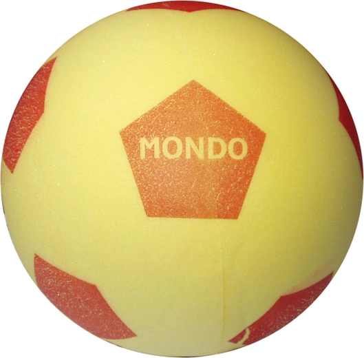 Mondo weicher Schaumstoff-Fußball gelb 20 cm